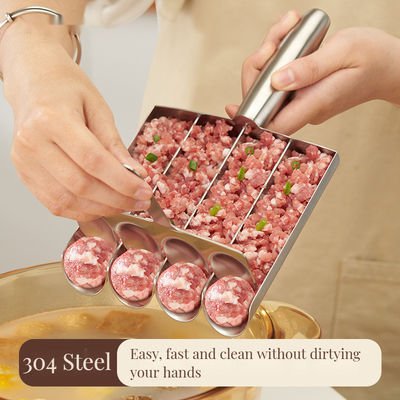 Создайте идеальные рыбные шарики дома с не липкой бамбуковой мясной ложкой и вилками