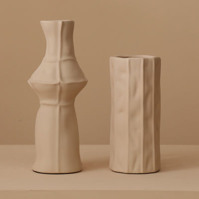 Коммерческий покупатель - изготовленные керамические вазы для домашних товаров с античным латуниным цветочным дизайном птиц