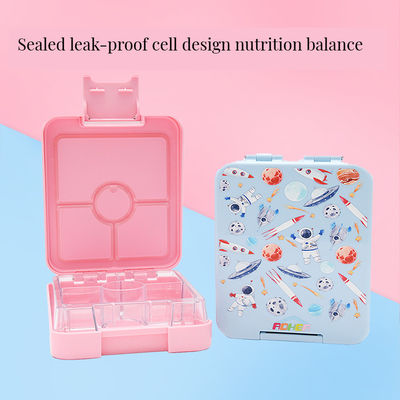 2-слойный бамбуковый бэнто в 6 цветах, включает разделяющие приборы для взрослых