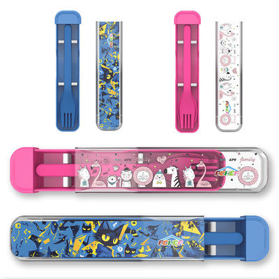 2-слойный бамбуковый бэнто в 6 цветах, включает разделяющие приборы для взрослых