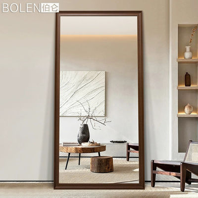 Большое прямоугольное полистирольное рамочное стеклянное зеркало для коммерческого покупателя супермаркета