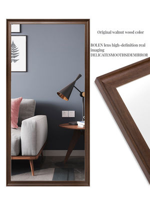 Большое прямоугольное полистирольное рамочное стеклянное зеркало для коммерческого покупателя супермаркета