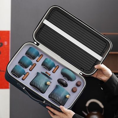 Керамический чайный набор для гостиной с современным дизайном и съемной боковой ручкой