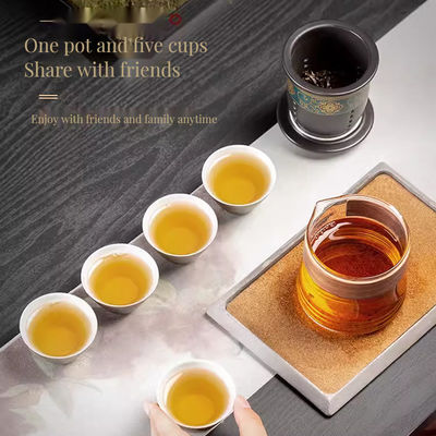 Керамический фарфоровый кофеварка на заказ логотип подарок набор с ручкой чайный набор стиль дизайна блокнота