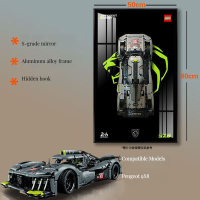 Элегантная стеклянная фоторамка дизайн арт-деко для годовщины подарков и домашнего декора