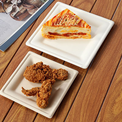 1 шт. одноразовые столовые тарелки 14 дюймов неотбеленный багаж квадратный и прямоугольный