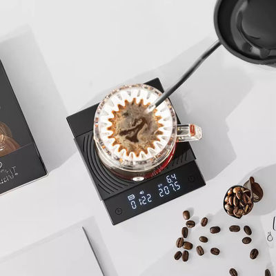 Многофункциональная электрическая весы весом 2 кг с цифровым дисплеем с черным зеркалом