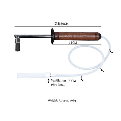 Наполненная щетка для очистки эспрессо с противообжигающей ручкой