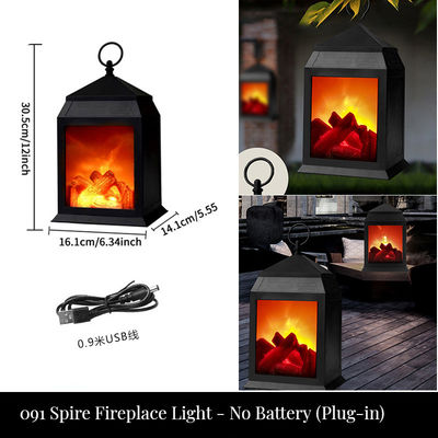 Кристалл цементные светодиодные стеновые лампы батарея сенсорный огонь каминный свет для освещения помещений