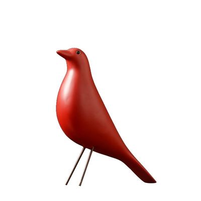 Многоцветные смоловые птичьи орнаменты для домашних столов гостиной