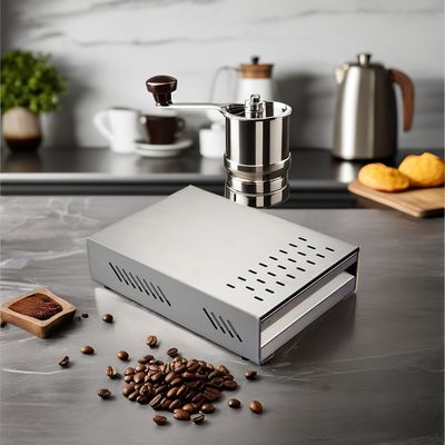 Кофейные чайные инструменты Уплотненный ящик Тип нержавеющей стали Кофейная коробка с тростью