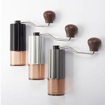 Прямая черная нержавеющая сталь ручная кофейная мельница современный дизайн домашняя утварь