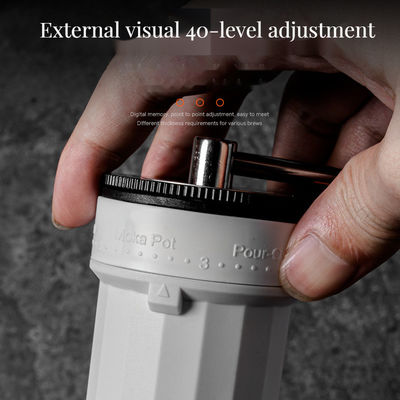 Современный дизайн ручной кофейной мельницы с индивидуальным цветом и портативным пластиковым корпусом