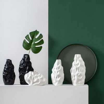 Специальное шикарное серебристое декоративное фарфоровое цветочное вазо для современного свадебного столового декора