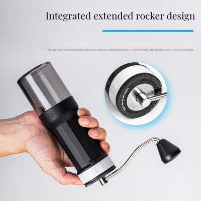 Современный дизайн ручной кофейной мельницы с индивидуальным цветом и портативным пластиковым корпусом