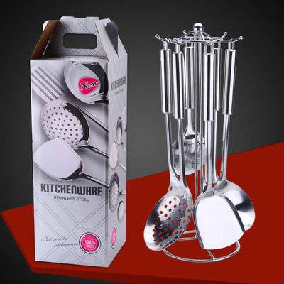 Ресторан Гостиница Нержавеющая столовая посуда Набор прочные кухонные инструменты с ножом вилка ложка