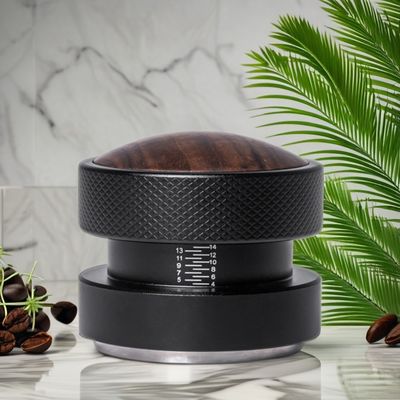 Barista Coffee Tamper 51mm 53mm 58.35mm Нержавеющая сталь с ореховым деревом