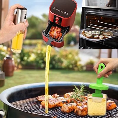 Масляные кухонные гаджеты для приготовления пищи Выпечка и гриль BBQ распылитель бутылочный диспенсер