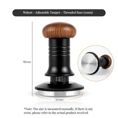 51/53/58 мм Кофейная коробка под постоянным давлением с нержавеющей сталью и деревянной ручкой