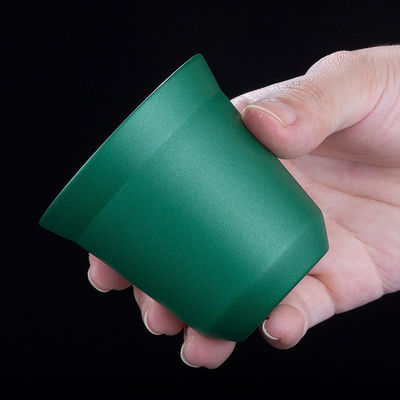 Нержавеющая сталь 304 двойной слой изоляции кофейной чашки HANDGRIP 80 мл вместимость для сторон