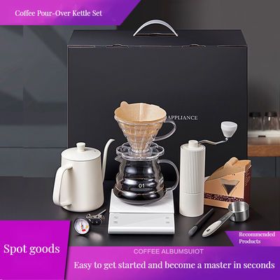 Портативный стальной кофейный мельник с регулируемой скоростью и готовым к поездке дизайном