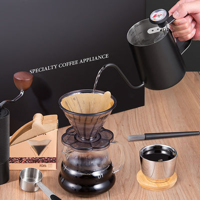 Улучшите свой опыт кофе с помощью этого стеклянного кофейного комплекта и кофейной машины