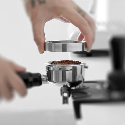 Нержавеющая сталь кофейные бобы подделывают экологически чистые 51 мм 58 мм магнитное кольцо для дозировки кофе