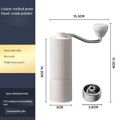 Ближневосточный подарочный набор Кофейная машина из нержавеющей стали и ручная кофейная мельница с крышкой