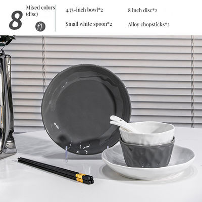 12 Пользователей Конечный Luxury Gold Rim Ceramic Dinnerware Set for Home Hotel School Чай и дизайн