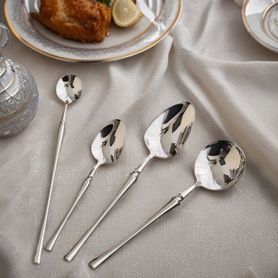 Роскошный настеженный настежный набор из нержавеющей стали для утонченной еды