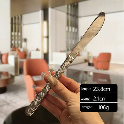 Bestek 4-человеческий набор столовых приборов из нержавеющей стали Элегантное золотое серебро для ресторанов