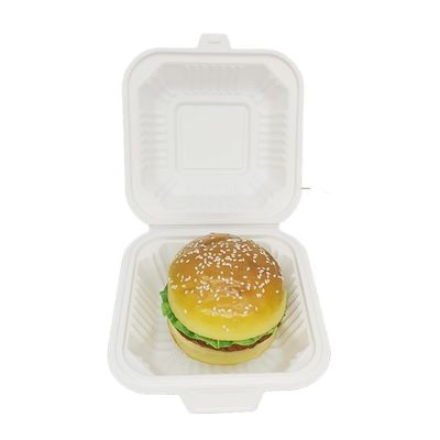 Белая пища упаковка одноразовые микроволновые сейфы квадратные пластиковые коробки с крышками