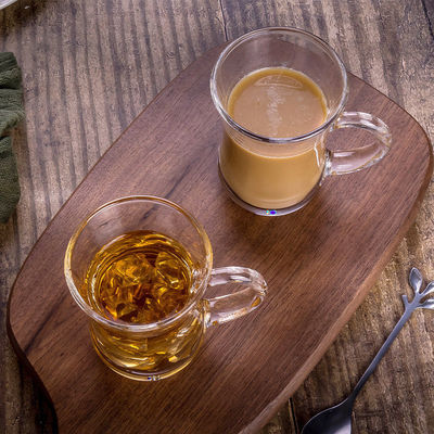 200 мл Вместимость Питьевые принадлежности Абстрактные печатные стекла для горячего и холодного капучино латте чай