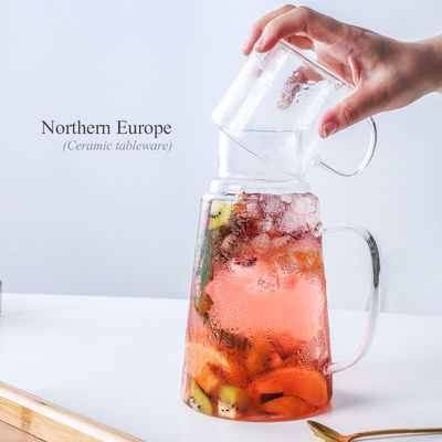 Высокотемпературный стеклянный горшок для напитков из водного сока