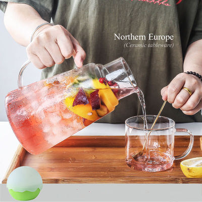 Современный дизайн стеклянный горшок для горячей/холодной воды и сока высокотемпературный устойчивый