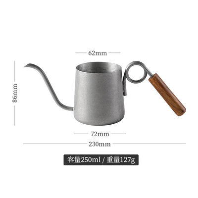 Приготовление кофе из нержавеющей стали Кофейная машина с гусиной шеей и длинный ротовой капельный рот