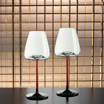 Стеклянная чашка для питья Luxury Vintage Red Rod Burgundy Goblet для свадебных подарков