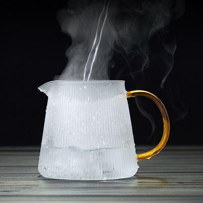 Стильные боросиликатные стеклянные молочные кружки - 1000 мл прочные долговечные теплостойкие котлы