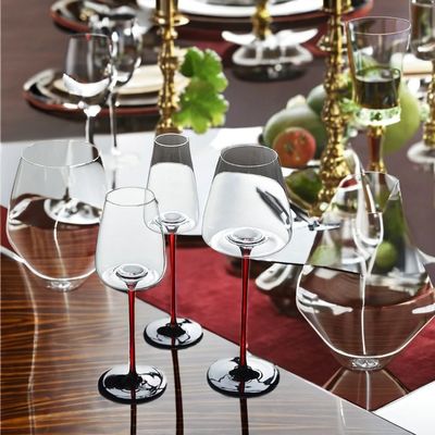 Личный логотип приемлемый уникальный бургундский кубок для подарков и европейского стиля дизайна