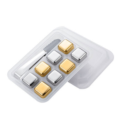 Нержавеющая сталь, виски, холодильные камни в коле могут быть сформированы для идеально охлажденных напитков