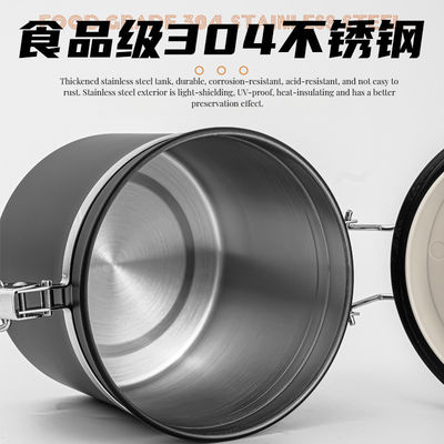 Сохранение продуктов питания Современная банка кофе из нержавеющей стали 304 с дышащей консервацией