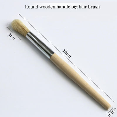 Волосы кабана Бристл борода щетка для мужчин на заказ деревянный логотип ПК Пакет ручка деревянный материал щетка