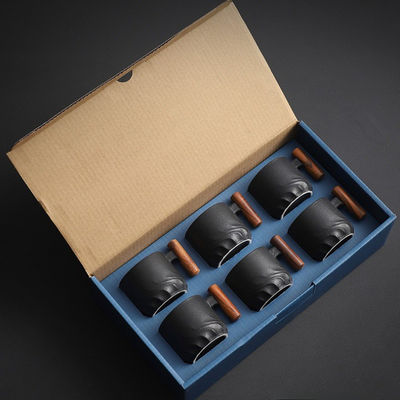 Деревянная ручка костная керамическая чашка для кофе или кемпинга