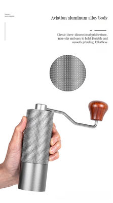 Домашние кухонные принадлежности Большая вместимость ручная кофейная мельница для ручного измельчения