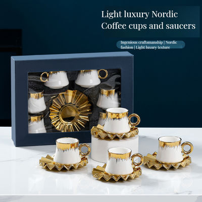 Элегантный дизайн кофейной и чайной обоев керамический западный обеденный набор для устойчивой жизни