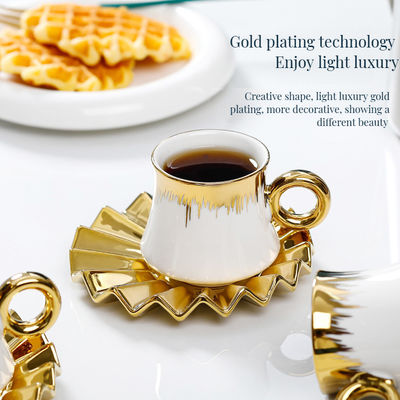 Элегантный дизайн кофейной и чайной обоев керамический западный обеденный набор для устойчивой жизни