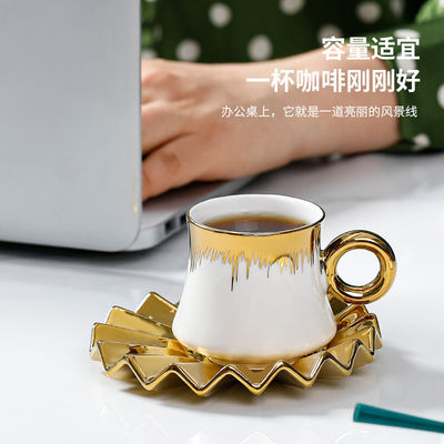 Элегантный дизайн кофейной и чайной обоев керамический западный обеденный набор для устойчивой жизни