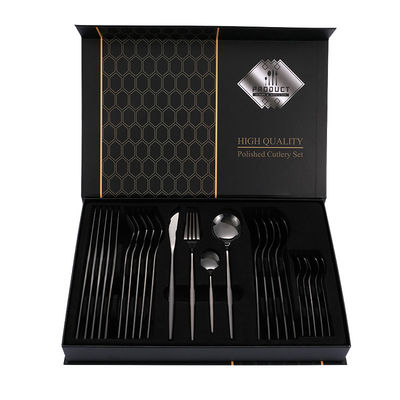 101 Набор пластинки из нержавеющей стали для прямых отелей Nordic Spoon Fork Knife Set Gold/Sliver