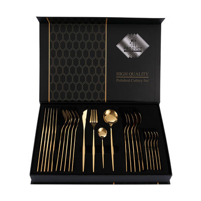 101 Набор пластинки из нержавеющей стали для прямых отелей Nordic Spoon Fork Knife Set Gold/Sliver