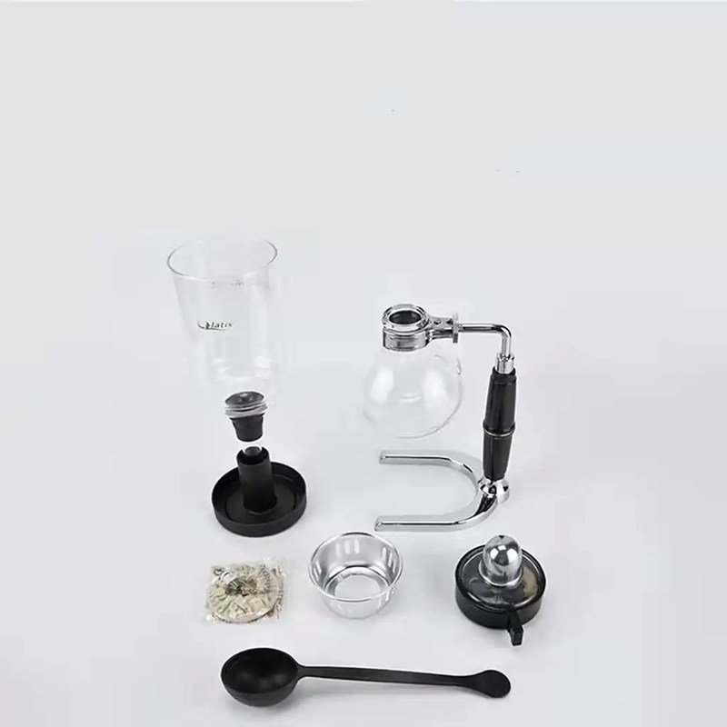 3 чашки Капацитет Luxury Glass Bottom Coffee Tea Cup Set Нержавеющая сталь Ручка включена